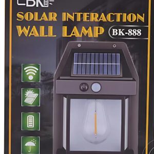 Solar interaction wall lamp