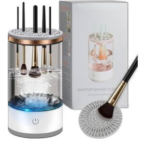 Electric makeup brush cleaner
