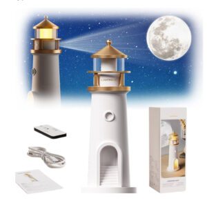 Light house moon lamp projector